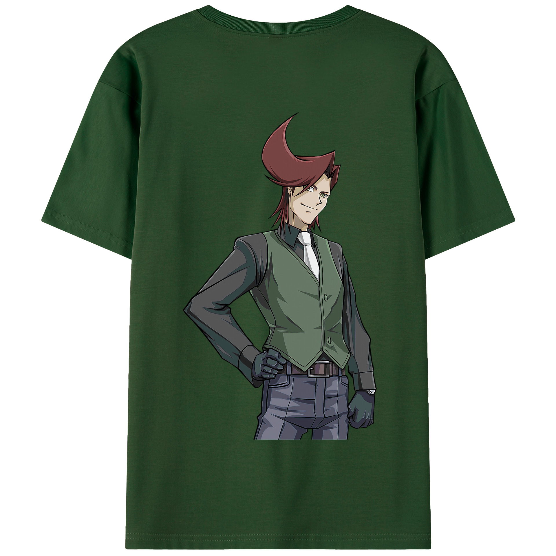 （画像用） 遊☆戯☆王 Yu-Gi-Oh! 綿100％半袖Tシャツ（背面プリント）